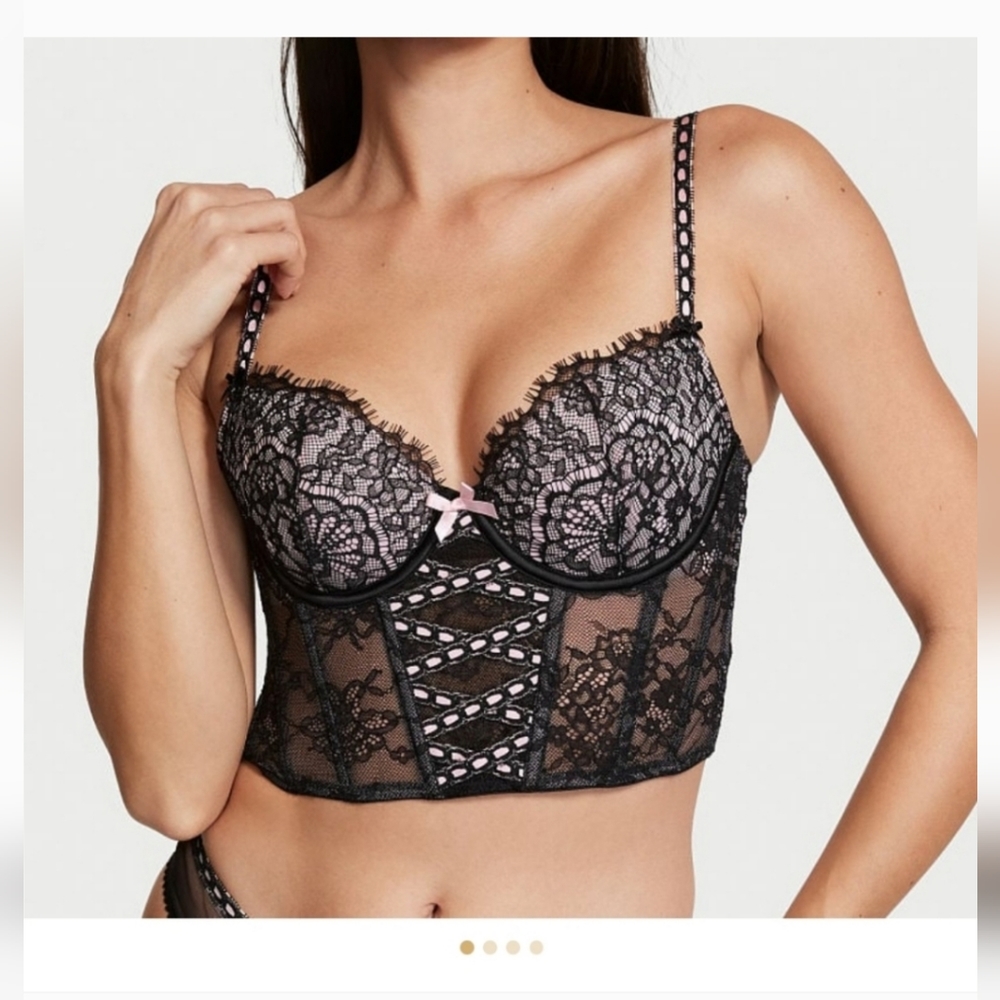 💕●💕VICTORIA'S SECRET DREAM ANGELS heritage 🎀 ribbon bustier TOP